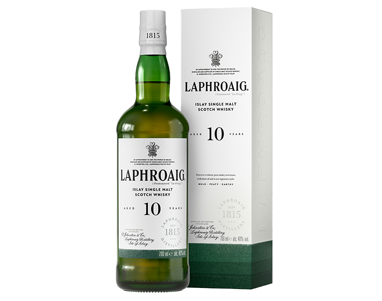 Laphroaig Islay Single Malt Scotch Whisky Aged 10 Years