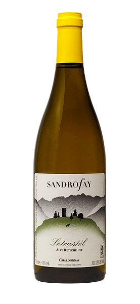 Image of "Sotcastèl" Chardonnay Alpi Retiche IGT 2022070