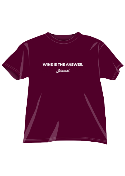 Image of T-shirt Burghundi "Wine is" Mis. L070