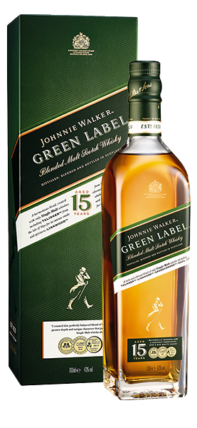 Image of Johnnie Walker Blended Scotch Verde Label 15 Years Aged070