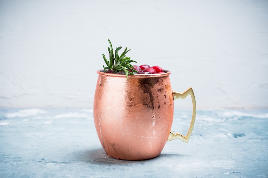 cocktail con vodka moscow mule